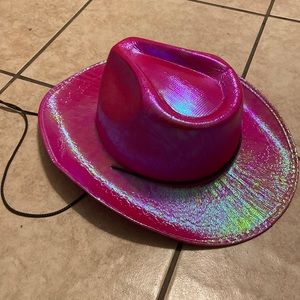 Pink cowgirl hat